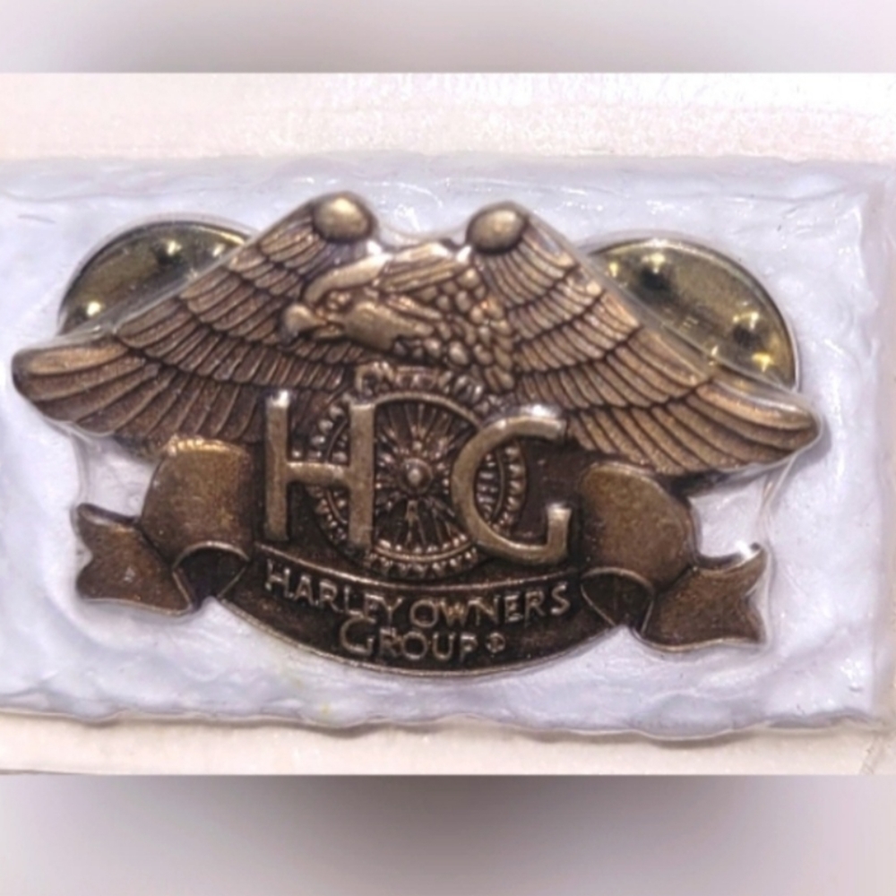 HOG, Harley-Davidson, Harley lapel pin, HD jacket pin, pin tack, Harley Group